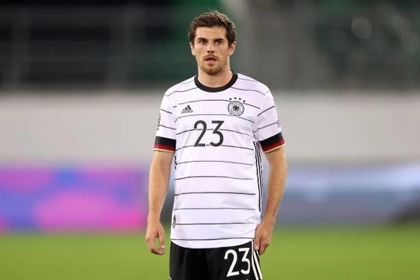 Jonas Hofmann of Germany looks on during the 2022 FIFA World Cup Qualifier match between Liechtenstein and Germany at Kybunpark on September 02, 2021...