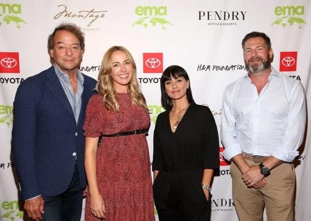 Mike Sullivan, Jackie Birdsall, Constance Zimmer and Brian Goldstein attend the 2021 Environmental Media Association IMPACT Summit sponsored by...