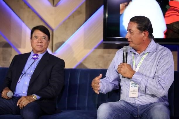 Ray Halbritter and David Archambault speak during the 2021 Environmental Media Association IMPACT Summit sponsored by Toyota, H&M Foundation &...