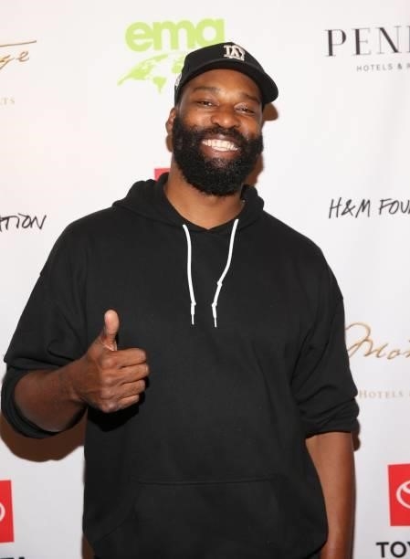 Baron Davis attends the 2021 Environmental Media Association IMPACT Summit sponsored by Toyota, H&M Foundation & Montage International at Pendry West...