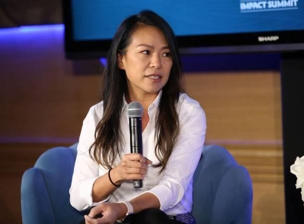 Vien Truong speaks during the 2021 Environmental Media Association IMPACT Summit sponsored by Toyota, H&M Foundation & Montage International at...