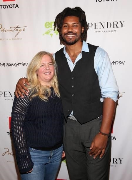 Liz Havstad and Jarnell Stokes attend the 2021 Environmental Media Association IMPACT Summit sponsored by Toyota, H&M Foundation & Montage...