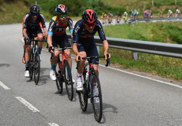 Thomas Pidcock of United Kingdom and Team INEOS Grenadiers competes during the 76th Tour of Spain 2021, Stage 19 a 191,2 km stage from Tapia to...