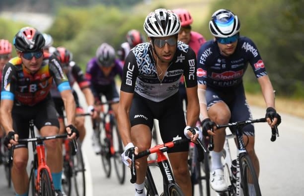 Fabio Aru of Italy and Team Qhubeka Nexthash competes in the breakaway during the 76th Tour of Spain 2021, Stage 19 a 191,2 km stage from Tapia to...