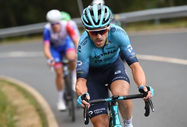 Ion Izagirre Insausti of Spain and Team Astana – Premier Tech attacks in the breakaway during the 76th Tour of Spain 2021, Stage 19 a 191,2 km stage...