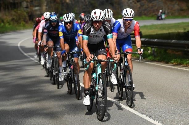 Robert Stannard of Australia and Team BikeExchange competes in the breakaway during the 76th Tour of Spain 2021, Stage 19 a 191,2 km stage from Tapia...