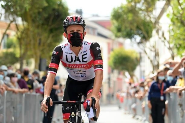 Rafal Majka of Poland and UAE Team Emiratesprepares for the race prior to the 76th Tour of Spain 2021, Stage 19 a 191,2 km stage from Tapia to...