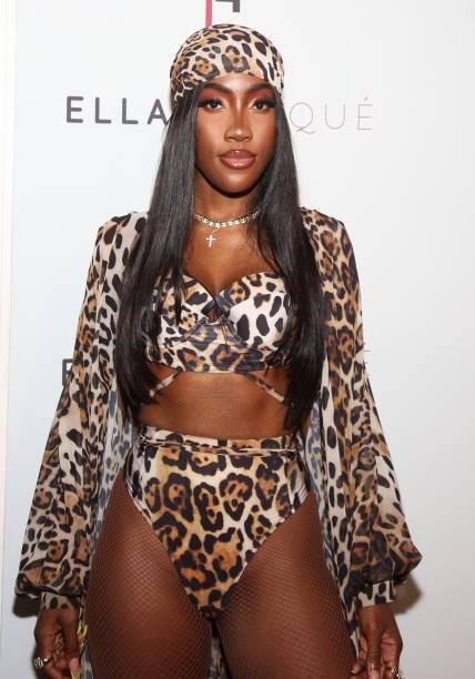 Singer Sevyn Streeter attends the Ellaé Lisqué Fashion Show at Exchange LA on September 02, 2021 in Los Angeles, California.