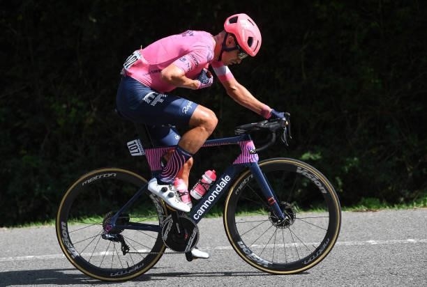 Magnus Cort Nielsen of Denmark and Team EF Education - Nippo competes during the 76th Tour of Spain 2021, Stage 19 a 191,2 km stage from Tapia to...