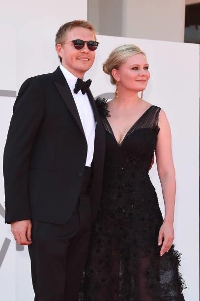 Christian Dunst and Kirsten Dunst attend the red carpet of the movie "The Power Of The Dog