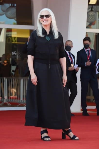 Director Jane Campion attends the red carpet of the movie "The Power Of The Dog