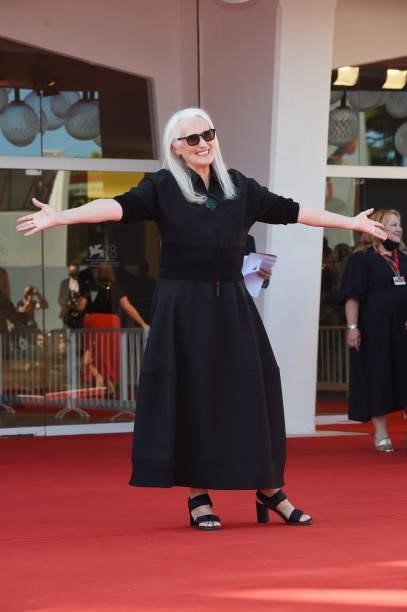 Director Jane Campion attends the red carpet of the movie "The Power Of The Dog