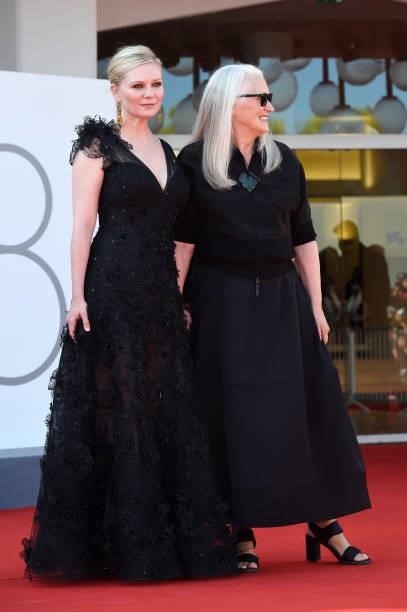 Director Jane Campion and Kirsten Dunst attend the red carpet of the movie "The Power Of The Dog