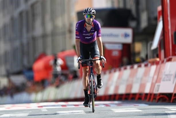 Ander Okamika Bengoetxea of Spain and Team Burgos - BH crosses the finishing line during the 76th Tour of Spain 2021, Stage 19 a 191,2 km stage from...
