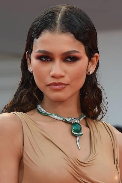 Zendaya attends the red carpet of the movie "Dune