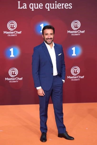 Juanma Castano attends 'Masterchef Celebrity 6' premiere at the Europe Congress Palace during day 4 of the FesTVal 2021 on September 03, 2021 in...