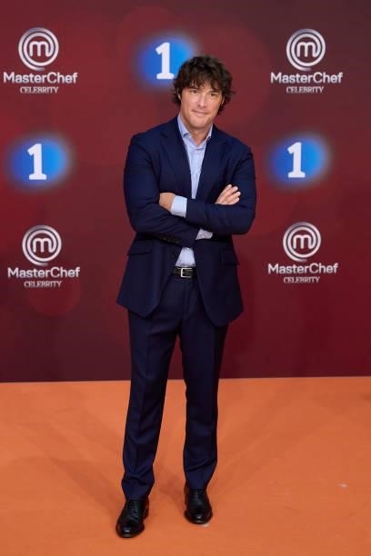 Jordi Cruz attends 'Masterchef Celebrity 6' premiere at the Europe Congress Palace during day 4 of the FesTVal 2021 on September 03, 2021 in...