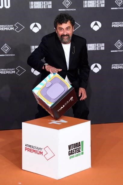 Actor Paco Tous attends 'Los Hombres de Paco' premiere at the Europe Congress Palace during day 4 of the FesTVal 2021 on September 03, 2021 in...