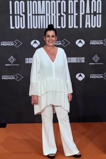 Actress Neus Sanz attends 'Los Hombres de Paco' premiere at the Europe Congress Palace during day 4 of the FesTVal 2021 on September 03, 2021 in...