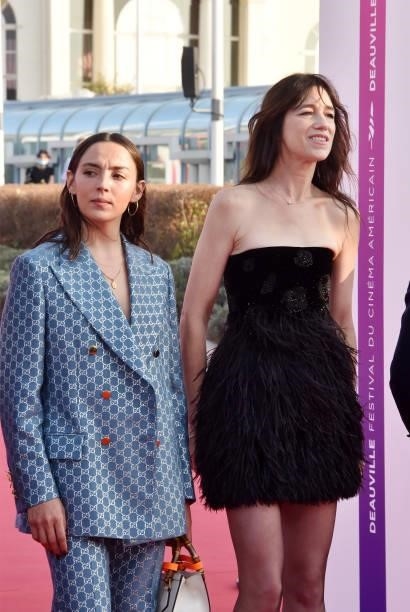 Jury members Garance Marillier and Charlotte Gainsbourg attend the Opening Ceremony and "Stillwater
