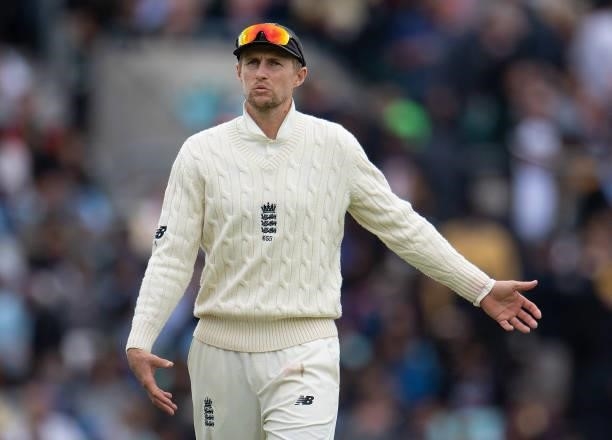 England captain Joe Root during the Fourth LV= Insurance Test Match: Day One between England and India at The Kia Oval on September 02, 2021 in...