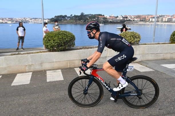 Salvatore Puccio of Italy and Team INEOS Grenadiers prepares for the race prior to the 76th Tour of Spain 2021, Stage 20 a 202,2km km stage from...