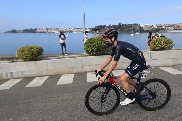 Adam Yates of United Kingdom and Team INEOS Grenadiers prepares for the race prior to the 76th Tour of Spain 2021, Stage 20 a 202,2km km stage from...