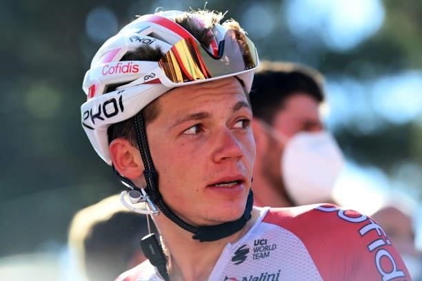 Eddy Finé of France and Team Cofidis after he 76th Tour of Spain 2021, Stage 20 a 202,2km km stage from Sanxenxo to Mos. Alto Castro de Herville 502m...