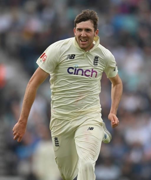 Craig Overton of England chases the ball during the third day of the 4th LV= Test Match between England and India at The Kia Oval on September 04,...