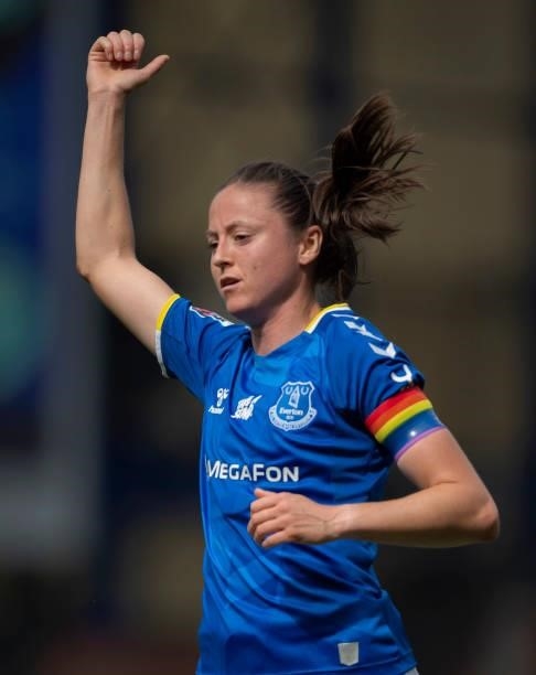 Danielle Turner of Everton during the Barclays FA Women's Super League match between Everton Women and Manchester City Women at Goodison Park on...