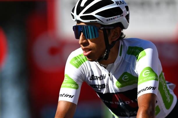 Egan Arley Bernal Gomez of Colombia and Team INEOS Grenadiers after the 76th Tour of Spain 2021, Stage 20 a 202,2km km stage from Sanxenxo to Mos....