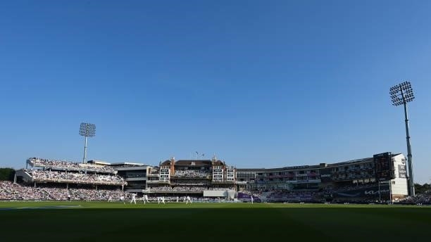General view during the Fourth LV= Insurance Test Match: Day Four between England and India at The Kia Oval on September 05, 2021 in London, England.