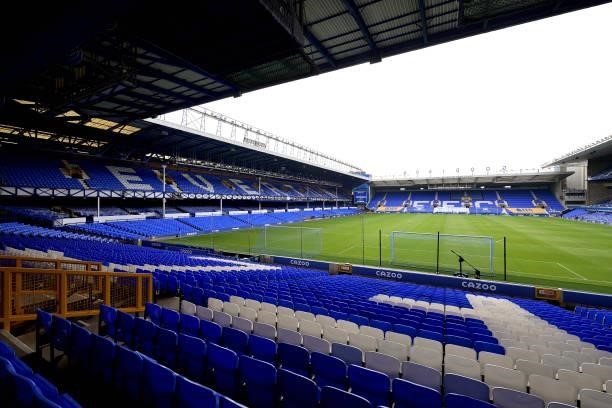 General view of Goodison Park before the Barclays FA Women's Super League match between Everton Women and Manchester City Women at Goodison Park on...