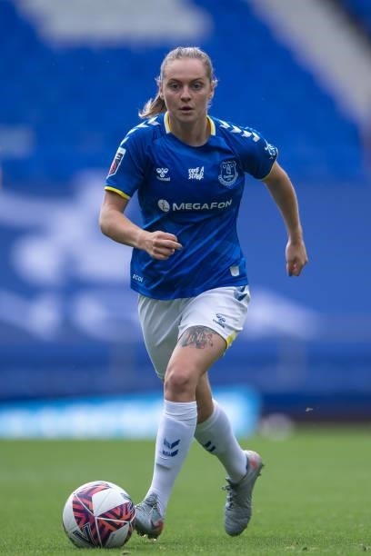 Lucy Graham of Everton Women during the Barclays FA Women's Super League match between Everton Women and Manchester City Women at Goodison Park on...