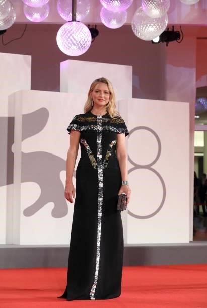 Virginie Efira attends the red carpet of the movie "Mona Lisa And The Blood Moon