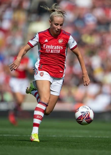 Beth Mead of Arsenal during the Barclays FA Women's Super League match between Arsenal Women and Chelsea Women at Emirates Stadium on September 5,...