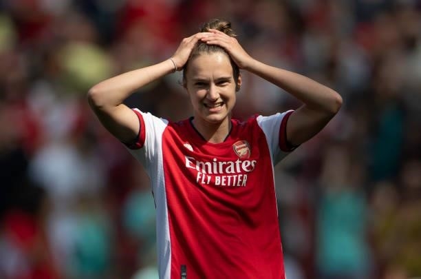 Vivianne Miedema of Arsenal during the Barclays FA Women's Super League match between Arsenal Women and Chelsea Women at Emirates Stadium on...