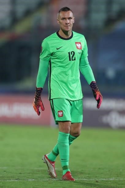 Lukasz Skorupski of Poland during the 2022 FIFA World Cup Qualifier match between San Marino and Poland at San Marino Stadium on September 05, 2021...