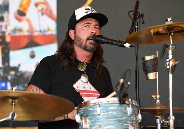 Dave Grohl of Foo Fighters performs on Day 3 of the 2021 BottleRock Napa Valley Music Festival at Napa Valley Expo on September 05, 2021 in Napa,...
