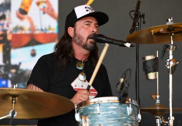 Dave Grohl of Foo Fighters performs on Day 3 of the 2021 BottleRock Napa Valley Music Festival at Napa Valley Expo on September 05, 2021 in Napa,...