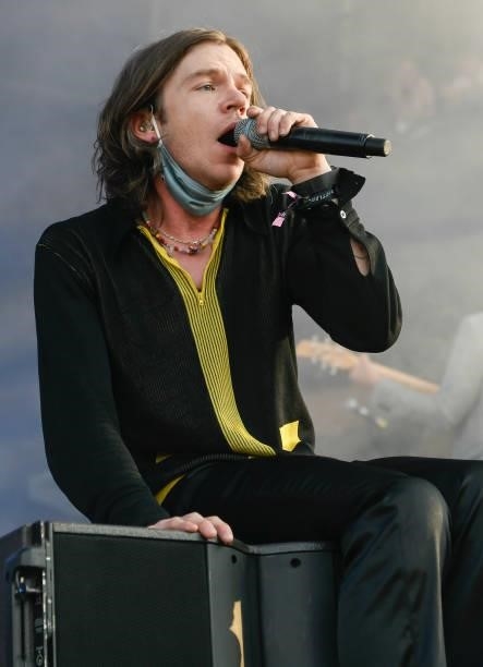 Matt Schultz of Cage The Elephant performs on Day 3 of the 2021 BottleRock Napa Valley Music Festival at Napa Valley Expo on September 05, 2021 in...