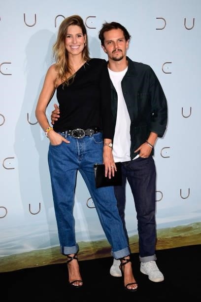 Laury Thilleman and Juan Arbelaez attend the "Dune