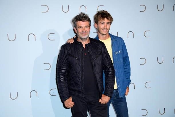 Hervé Mathoux and Paul Mathoux attend the "Dune