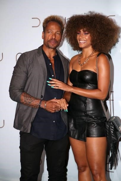 Actor Gary Dourdan and Miss France 2017 Alicia Aylies attend the "Dune