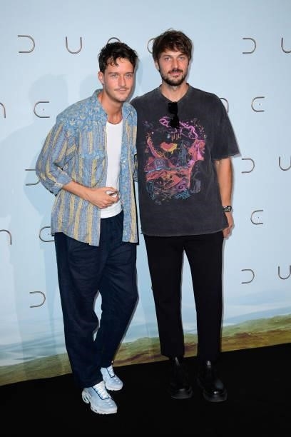 Cesar Domboy and Lucas Bravo attend the "Dune
