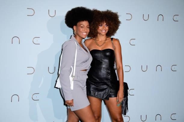 Morgane Thérésine and Alicia Aylies attend the "Dune