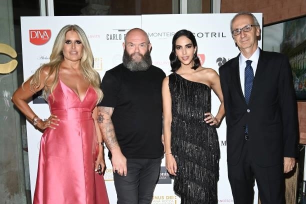 Tiziana Rocca, Darko Perić, Rocio Morales and Angelo Ascoli attend the "Diva e Donna