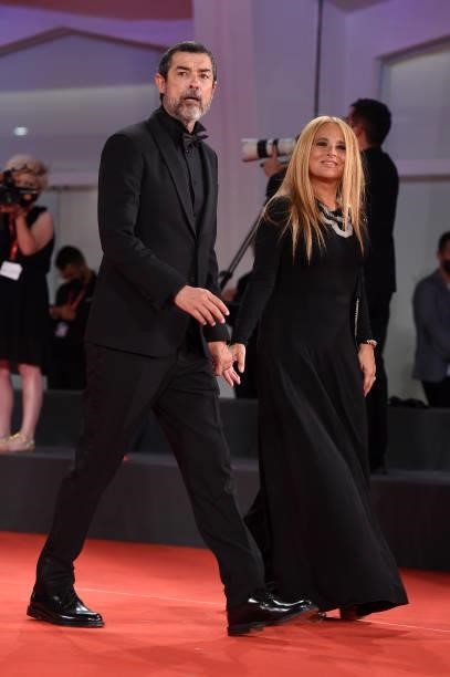 Sabrina Knaflitz and Alessandro Gassman attend the red carpet of the movie "Old Henry