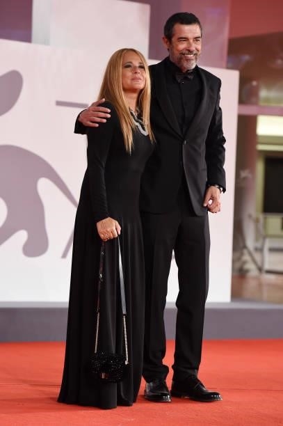 Sabrina Knaflitz and Alessandro Gassman attend the red carpet of the movie "Old Henry