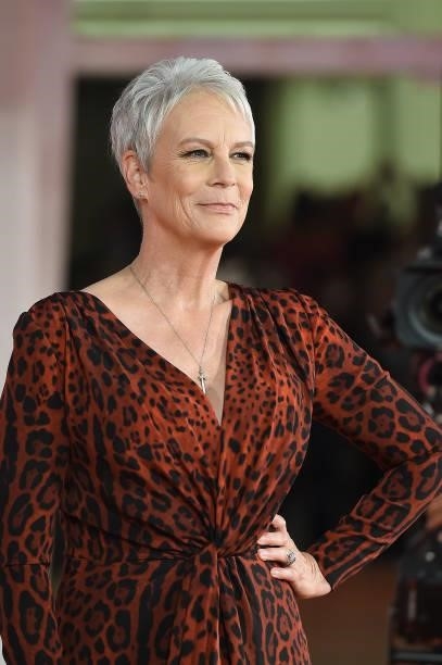 Jamie Lee Curtis attends the red carpet of the movie "Halloween Kills